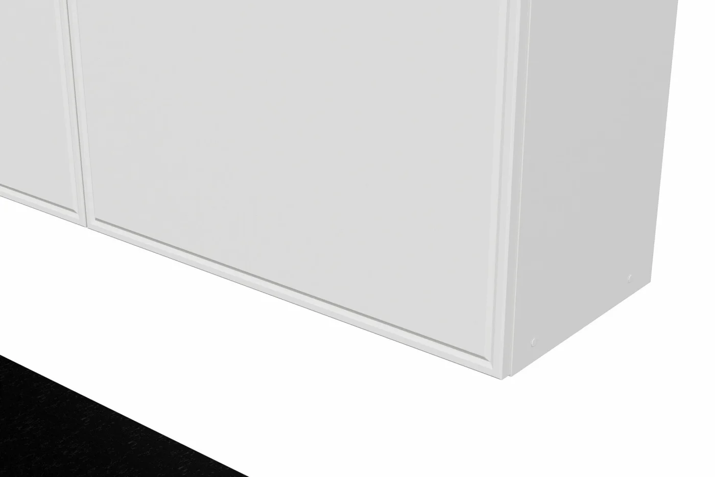 ARNIKA Кухонный гарнитур "Арно" 2 м, Белый/Бланж/Черный